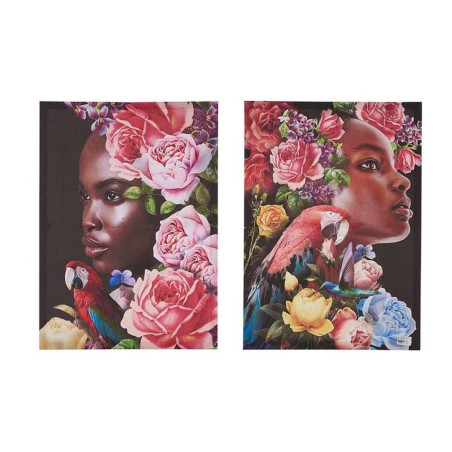 Cuadro Mujer 50 x 3 x 70 cm (2 pcs) (50 x 1,5 x 70 cm)