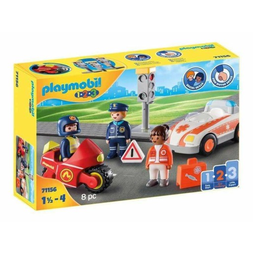 Playset Playmobil 71156 1.2.3 Day to Day Heroes 8 Peças