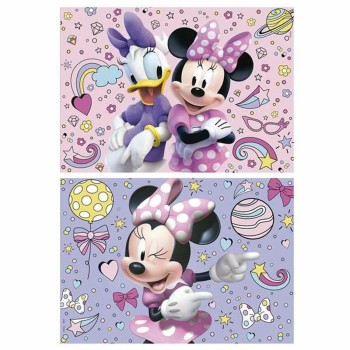 Set de 2 Puzzles Educa Minnie Mouse 48 Peças