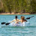Kayak Gonfiabile Trasparente con Accessori Paros InnovaGoods 312 cm 2 posti