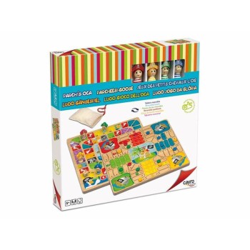 Tabuleiro de Jogo dos Cavalinhos e da Glória Cayro 29 x 29 cm