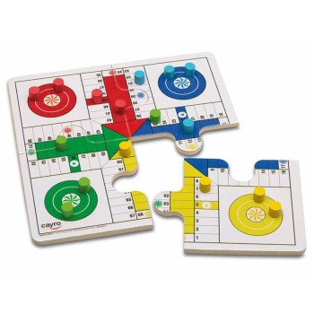 Tabuleiro de Jogo dos Cavalinhos e da Glória Cayro 12 x 19,5 x 5 cm