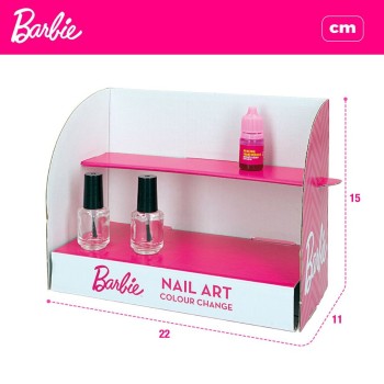 Kit para criar Maquilhagem Barbie Studio Color Change Verniz de unhas 15 Peças