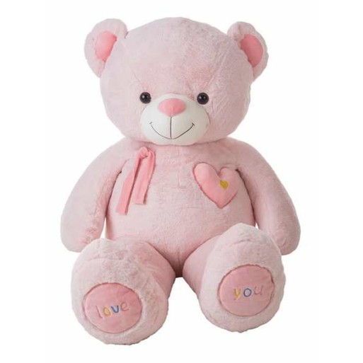 Peluche Valentin Cor de Rosa Urso 115 cm