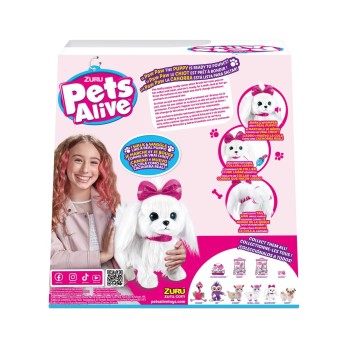 Interactive Dog Lil Paw Paw Puppy Pets Alive 30 x 18 x 30 cm