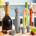 Bomba de Vácuo e Tampas para Vinho Winuum InnovaGoods (4 tampões)