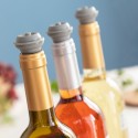 Bomba de Vácuo e Tampas para Vinho Winuum InnovaGoods (4 tampões)