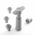 Bomba de Vácuo e Tampas para Vinho Winuum InnovaGoods (4 tampões)