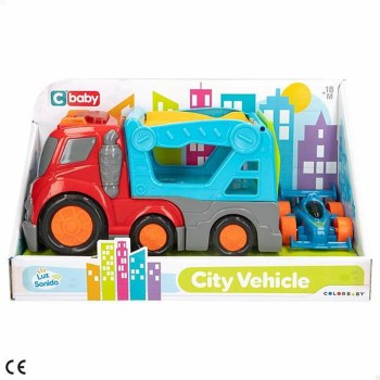 Camión Fricción Colorbaby Coche 2 Piezas