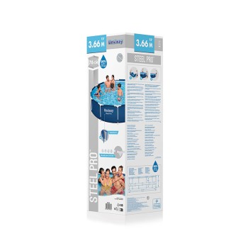 Bestway Piscina Rígida Adulto 366x76 cm Jardim 56706