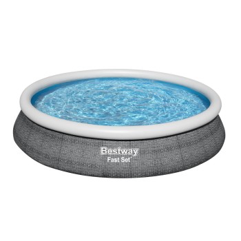 Bestway Piscina Inflável para Adultos Aro Ratan com Depurador 475x84 cm Jardim 57313