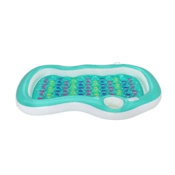 Bestway Colchão Inflável Duplo com Porta-Copos e Geladeira 224x174cm Praia e Piscina 43045