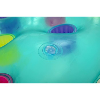 Bestway Colchão Inflável Duplo com Porta-Copos e Geladeira 224x174cm Praia e Piscina 43045