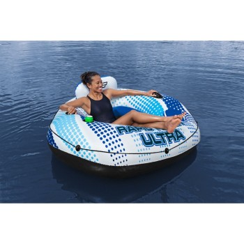 Bestway Roda Inflável com Alças Rapid Rider com Cooler 165x148 cm Praia e Piscina 43726