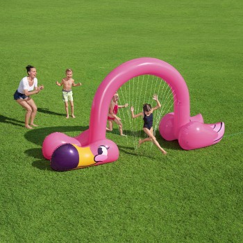Bestway Irrigatore Jumbo Flamingo 340x110x193 cm +2 Anni Giardino 52382