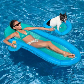 Bestway Colchoneta Inflável Deluxe Flex 'n Fold 171x94 cm Praia e Piscina 43553