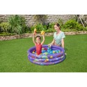 Bestway Piscina Insuflável Infantil 3 Argolas com Bolas 102x25 cm +2 Anos Interior e Jardim 52466