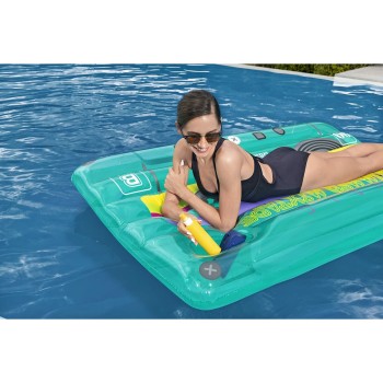Bestway Colchoneta Inflável Retro Cassete 174x117 cm Praia e Piscina 43649