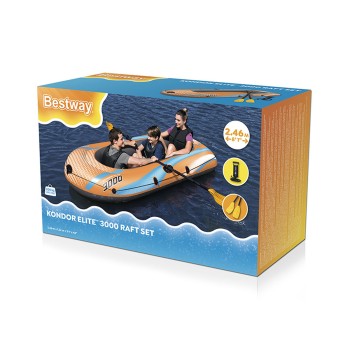 Bestway Barco Conjunto Kondor Elite 3000 246x122x45 cm Lazer 61145