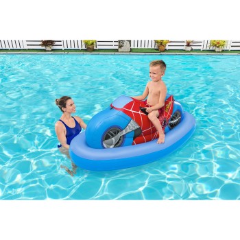 Bestway Gonfiabile Moto Spiderman 170x84 cm +3 Anni Spiaggia e Piscina 98794