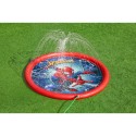 Bestway Piscina Inflável com Aspersor Spiderman D165 cm +2 Anos Jardim 98792
