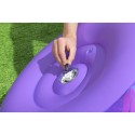Bestway Sillon Hinchable con Luces Led Espacial 72x72x64 cm +3 Años Interior y Jardin 75122
