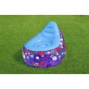 Bestway Sillon Hinchable con Luces Led Espacial 72x72x64 cm +3 Años Interior y Jardin 75122