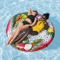 Bestway Isola Galleggiante Gonfiabile con Corda Passione Frutta D188cm Spiaggia e Piscina 43720