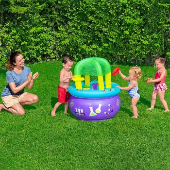 Bestway Mesa de Aprendizagem Jogos Inflável 76x76x88 cm +18 Meses Interior e Jardim 52573