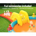 Bestway Piscina Gonfiabile Parco Giochi Bowling 435x213x117 cm +2 Anni Giardino 53068