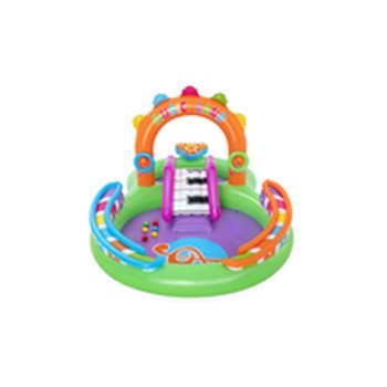 Bestway Piscine Gonflable Parc de Jeux Musical 295x190x137 cm +2 Ans Jardin 53117