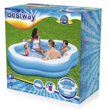 Bestway Piscina Insuflável Familiar 270x198x51 cm +6 Anos Jardim 54409