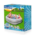 Inflatable pool Bestway Grey 213 x 206 x 53 cm
