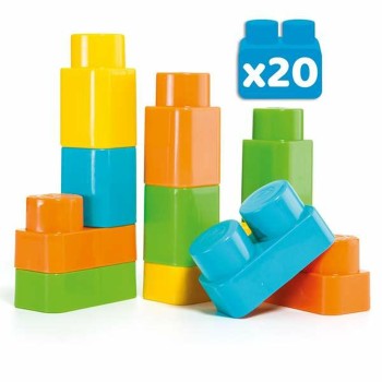 Jogo de Construção com Blocos Moltó 20 Peças Trólei