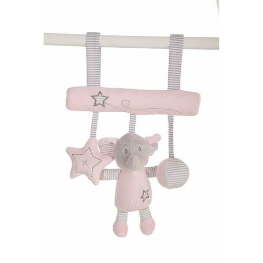 Expositor de Porta Cor de Rosa Elefante 25cm Peluche