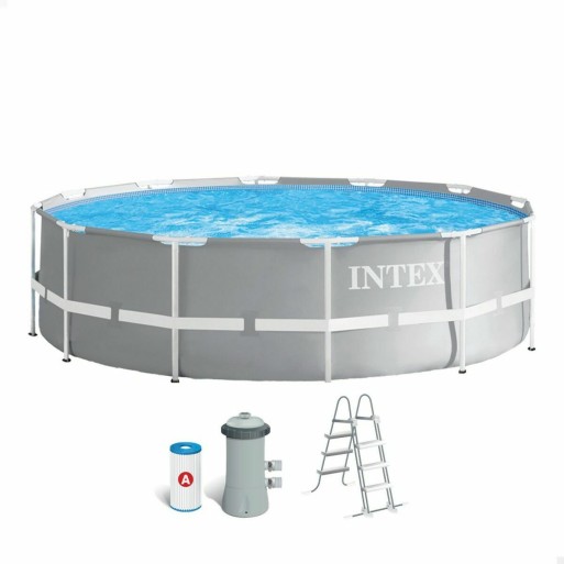 Schwimmbad Abnehmbar Intex Prism Frame 366 x 99 x 366 cm 8592 l
