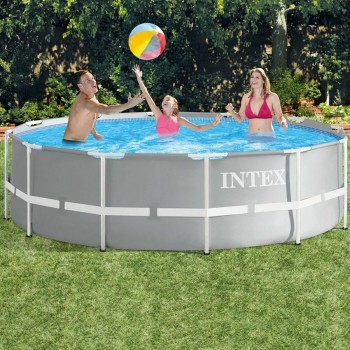 Detachable Pool Intex Prism Frame 366 x 99 x 366 cm 8592 l