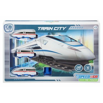 Tren com Circuito Speed & Go 20 Peças 56 cm