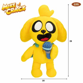 Peluche com Som Mikecrack Amarelo 29 cm