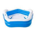 Bestway Piscina Insuflável 2 Câmaras Familia 213x206x69 cm +6 Anos Jardim 54153