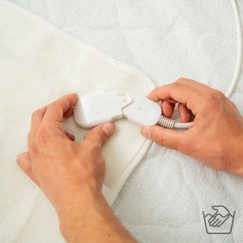 Scaldaletto Elettrico Matrimoniale Blewarm InnovaGoods 60+60 W 140 x 160 cm Bianco