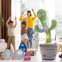 Cato-Bailarino e Tagarela Recarregável com Música e LED Multicolorido Cacxi InnovaGoods