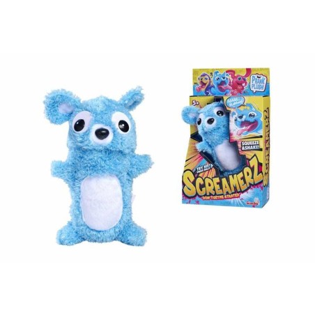 Peluche con Suono Simba Screamerz Orso 30 cm Azzurro Multicolore