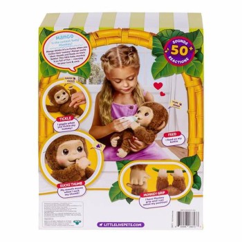 Animal de Estimação Interativo Famosa My Baby Monkey Little Live Pets