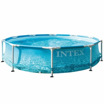 Schwimmbad Abnehmbar Intex Frame 4485 L kreisförmig 305 x 76 cm