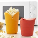 Contenitori per Pop-corn Pieghevoli in Silicone InnovaGoods COLLAPSIBLE POPCORN BOWL Metallo Silicone (Ricondizionati A)
