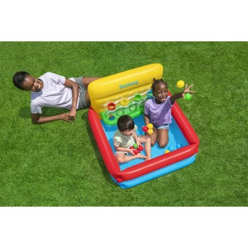 Bestway Kinderpool Aufblasbar Spiel mit Bällen 104x94x61 cm +2 Jahre Garten 52546