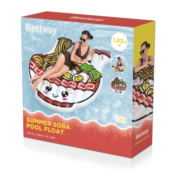 Bestway Colchoneta Inflável Ramen Bol 183x168 cm Praia e Piscina 43841