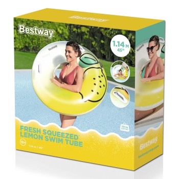 Bestway Flotador Inflável com Alças Jungla D114 cm +12 Anos Praia Piscina 36448