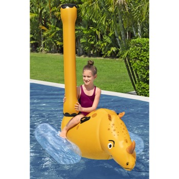 Bestway Juego Flotante Lucha de Rinocerontes 153x77 cm +3 Años Piscina 41522